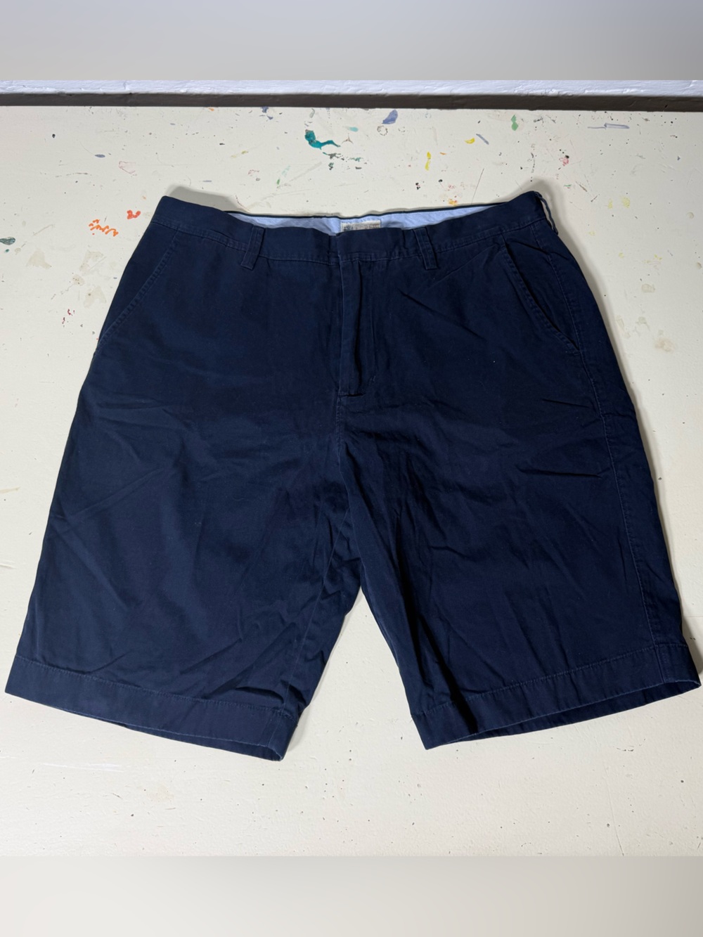Men's Navy Casual Shorts - Classic Summer Staple - Vintage J.Crew